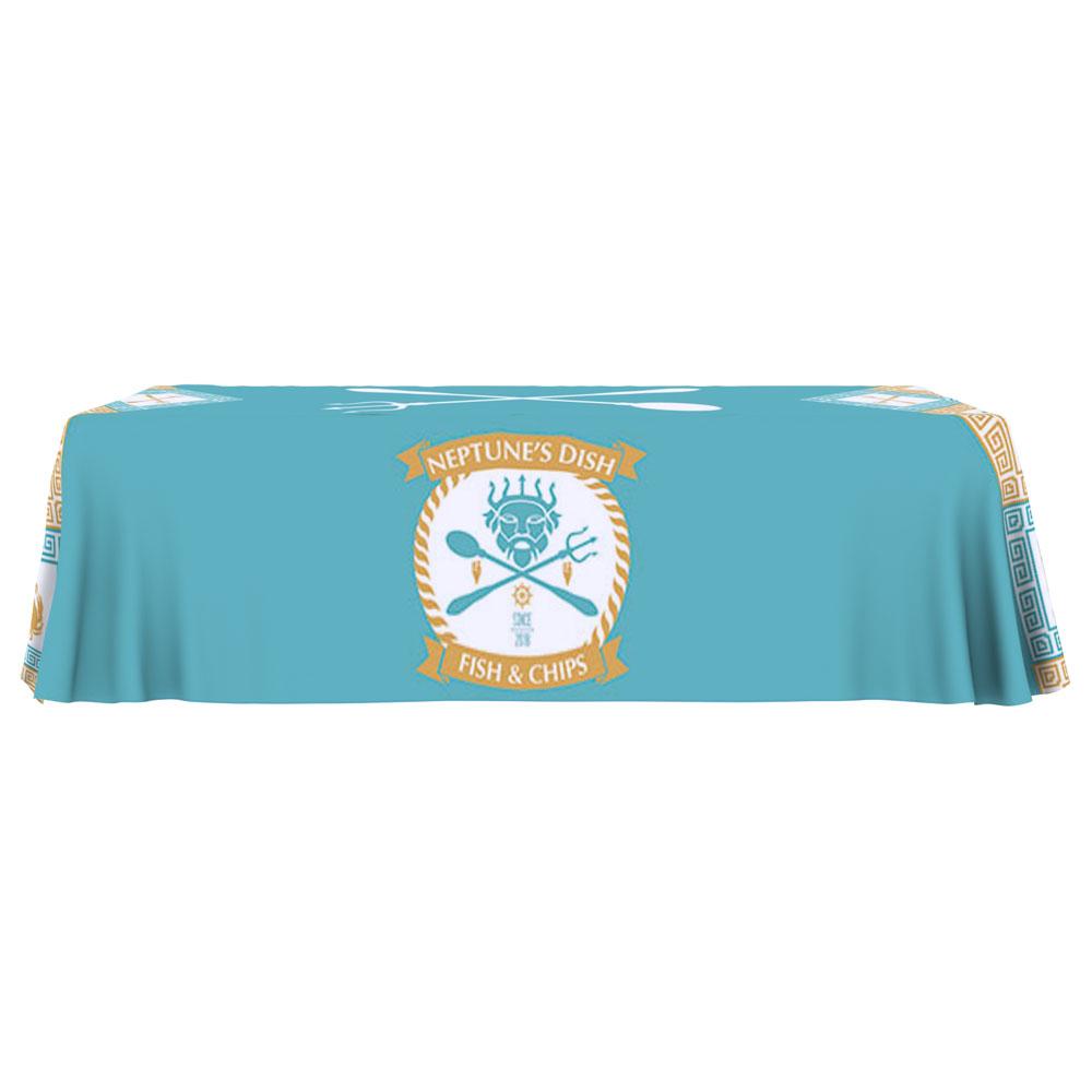 ONE CHOICE® Regular Stretch Table Throw — 8 ft / Graphic Only